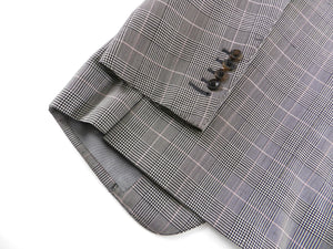 Tom Ford 3 Piece Grey White and Black Check Suit - 42