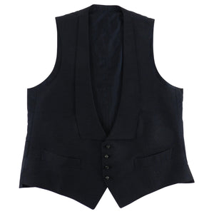 Tom Ford Shawl Collar Black Formal Vest - 40