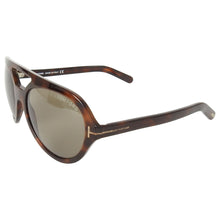 Load image into Gallery viewer, Tom Ford Henri Brown Tortoise Aviator TF-141.
