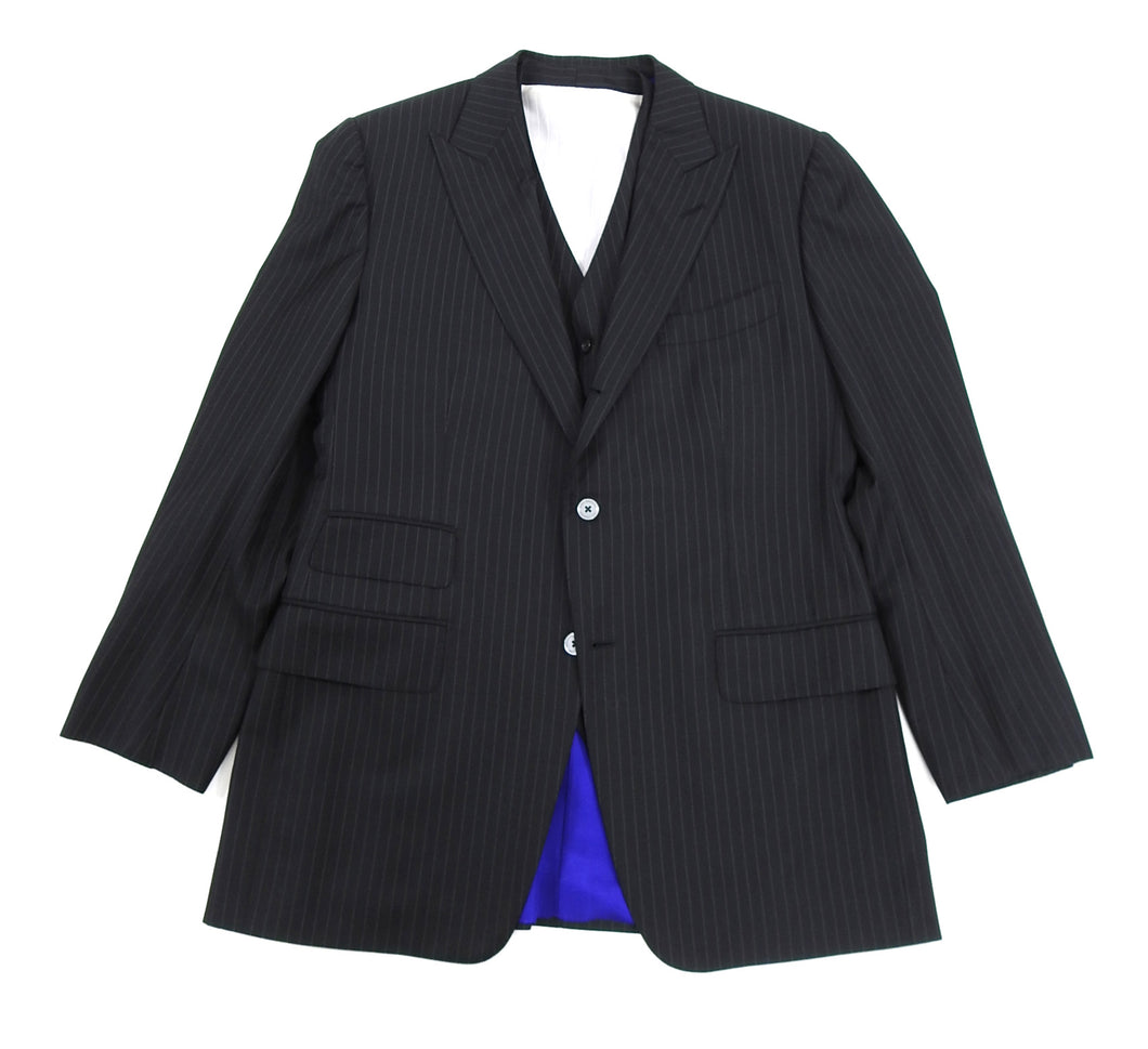 Tom Ford Black Pinstripe Three Piece Suit