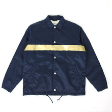 Load image into Gallery viewer, Universal Works Clo Insulated Coach Jacket Navy/Gold Medium
