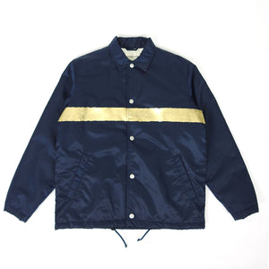 Universal Works Clo Insulated Coach Jacket Navy/Gold Medium