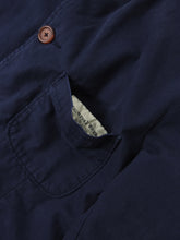 Load image into Gallery viewer, Universal Works Reversible Padded Bakers Jacket Navy Medium
