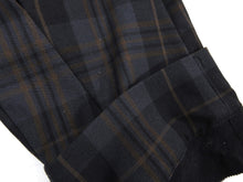 Load image into Gallery viewer, Vivienne Westwood Navy Grey and Brown Plaid Cropped Trousers - 32

