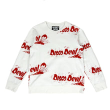 Load image into Gallery viewer, Wacko Maria Guilty Parties Disco Devil Sweater White Large
