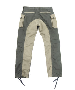 White Mountaineering 2015 AW Olive Green Cargo Trousers - M