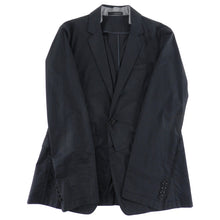 Load image into Gallery viewer, Wooyoungmi Black Blazer with Grey Shirt Collar Inset - 40

