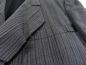 Yohji Yamamoto Vintage 90’s Grey Pinstripe Jacket - M