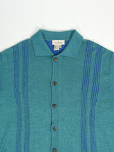Load image into Gallery viewer, Ermenegildo Zegna Button Up Knit Short Sleeve Shirt Green XL
