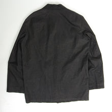 Load image into Gallery viewer, Dolce Gabbana Finished Linen Jacket Charcoal Size 50
