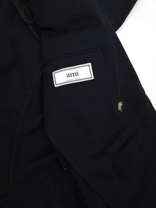 Ami Navy Double Breasted Blazer Size 48