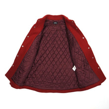 Load image into Gallery viewer, A.P.C. Red Quilted Wool Jacket Medium
