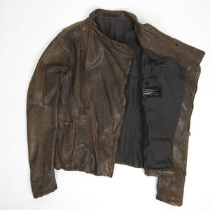 Julius FW’11/12 Halo Leather Jacket Brown 4