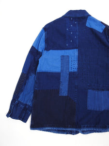 Blue Blue Japan Indigo Patchwork Jacket Large