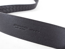 Load image into Gallery viewer, Bottega Dark Brown Intrecciato Leather Woven Belt - 100/40
