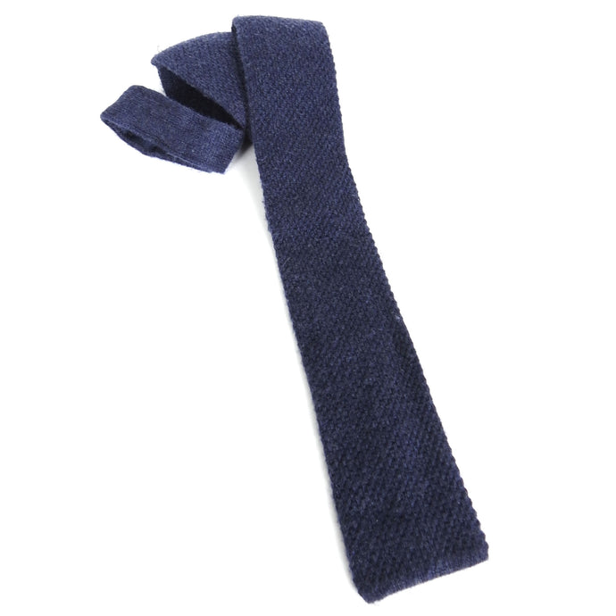 Brunello Cucinelli Cashmere Tie Navy