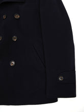 Load image into Gallery viewer, Brunello Cucinelli Navy Wool/Cashmere Insulated Peacoat Size 50

