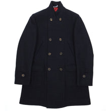 Load image into Gallery viewer, Brunello Cucinelli Navy Wool Coat Size 50
