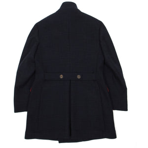 Brunello Cucinelli Navy Wool Coat Size 50