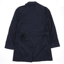 Load image into Gallery viewer, Burberrys Vintage Navy Trench Coat Size 54
