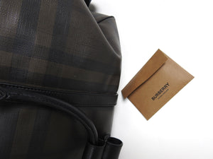 Burberry Check Duffle Bag Black/Brown