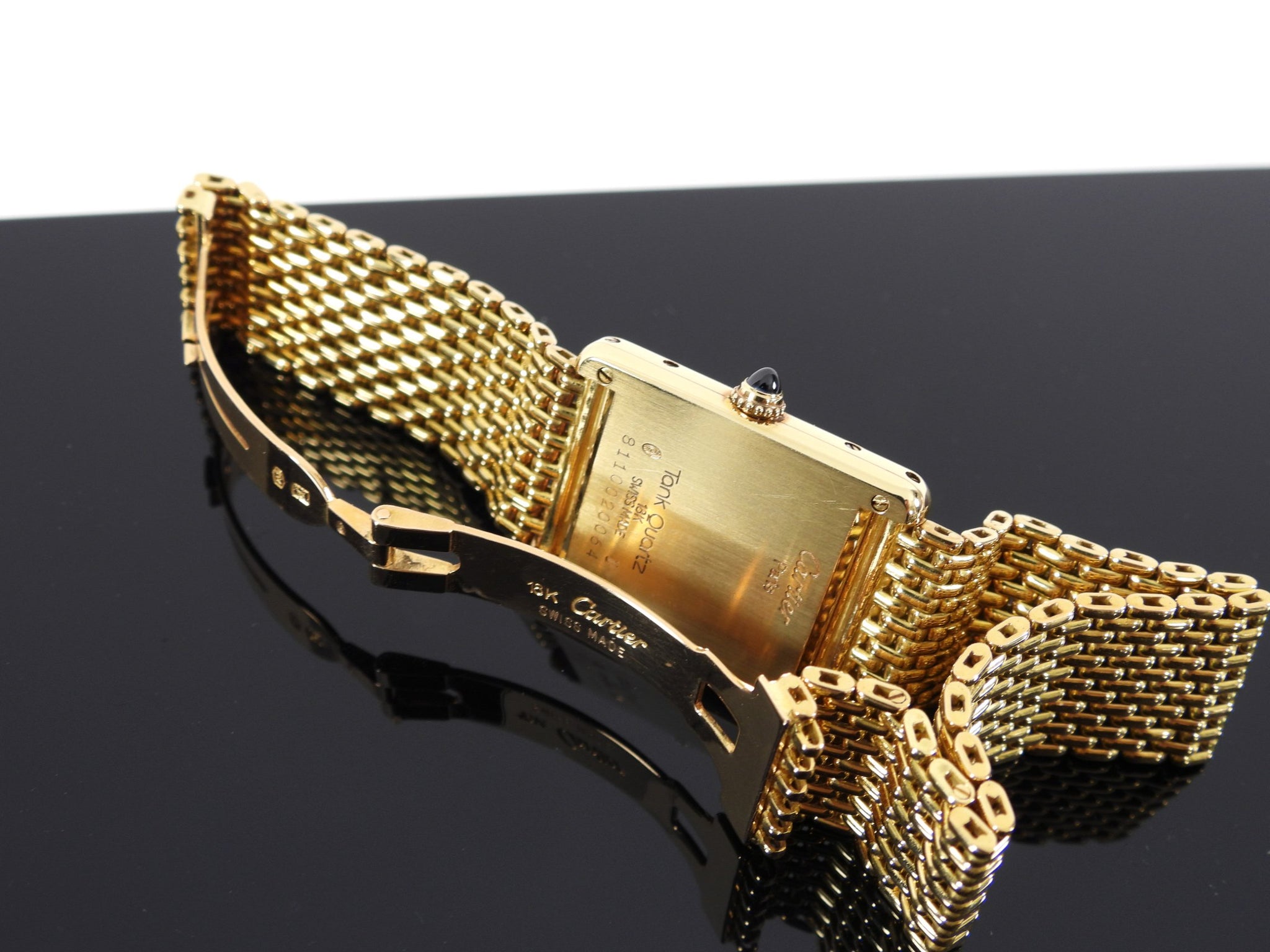 Cartier Tank 18k Bracelet Grain de Riz - Watch Out