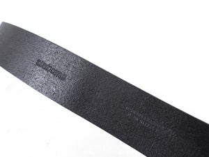 Roberto Cavalli Black Leather Logo Buckle Belt - 32-26”