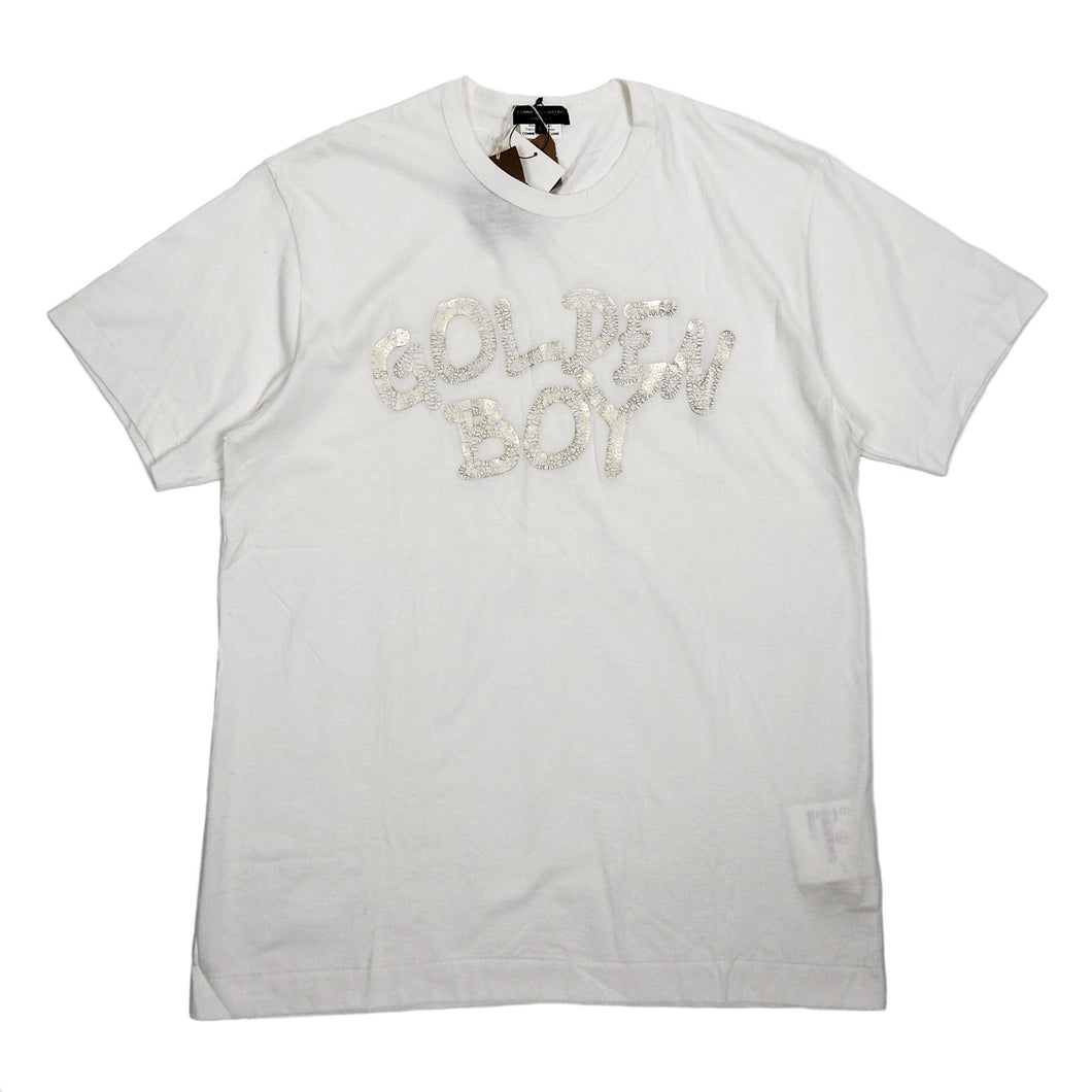 Comme Des Garçons Homme Plus AD2006 White Golden Boy T-Shirt Large
