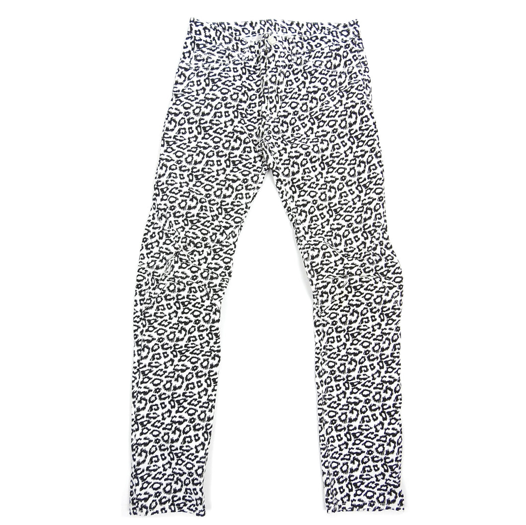Comme Des Garçons Homme Plus AD2012 White Leopard Print Trousers Small