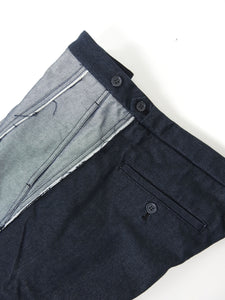 CDG Shirt Frayed Edge 2 Tone Jeans Size X