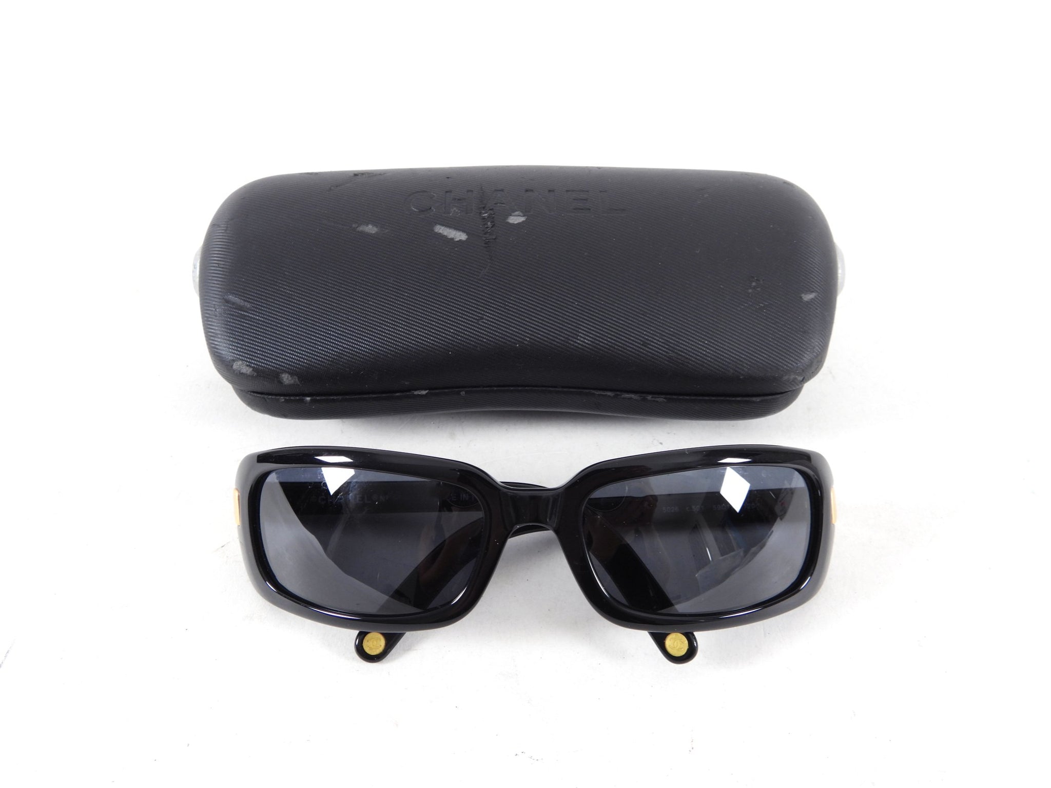 Chanel Vintage Early 2000's Black 5026 Sunglasses – I Miss You MAN