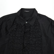 Load image into Gallery viewer, Costume National Black Silk Ruffle Shirt Size 50

