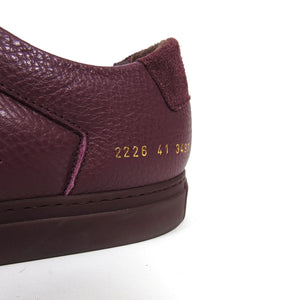 Common Projects BBall Low Premium Bordeaux Size 41