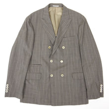 Load image into Gallery viewer, Brunello Cucinelli Double Breasted Blazer Grey Size 54
