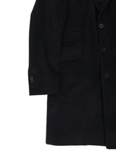 Load image into Gallery viewer, Danielle Alessandrini Cashmere Coat Black Size 48
