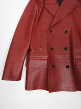 Load image into Gallery viewer, Dolce &amp; Gabbana Red Leather Jacket Size 48
