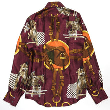 Load image into Gallery viewer, Dolce &amp; Gabbana Silk Equestrian Shirt SIze 15.5 || 40
