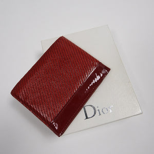 Dior Homme Vintage Red  Bifold Wallet
