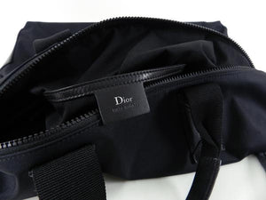 Christian Dior Homme Pre-fall 2017 New Wave black nylon zip top tote bag