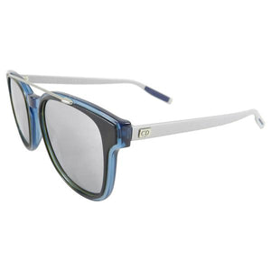 Dior Homme Black Tie 211S Clear Blue and Aluminum Sunglasses
