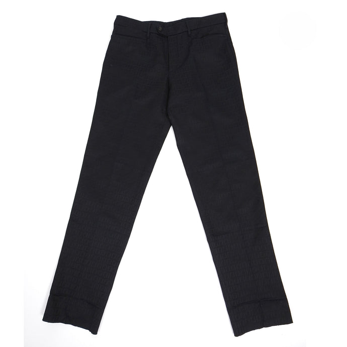 Fendi Navy Logo Trousers Size 52