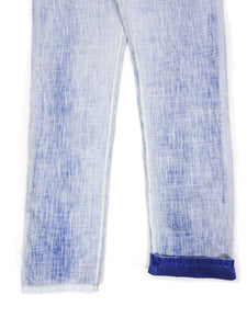 Fendi 2 Tone Trouser White/Blue Size 36