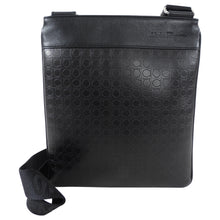 Load image into Gallery viewer, Ferragamo Black Leather Gancini Messenger Bag
