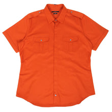 Load image into Gallery viewer, Gucci Short Sleeve Button Up Orange Size 46 | 18
