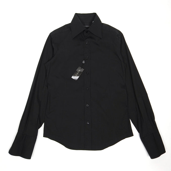 Gucci Black Fitted Shirt Size 38