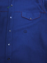 Load image into Gallery viewer, Gucci Vintage Blue Button Up Size 39
