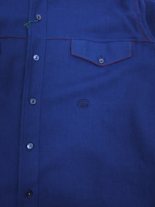 Gucci Vintage Blue Button Up Size 39