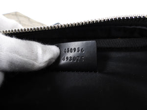 Gucci Monogram Supreme Double Belt Bag