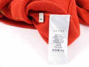 Gucci Blind For Love Red and Yellow Knit Sweater - L / XL