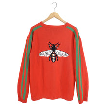 Load image into Gallery viewer, Gucci Blind For Love Red and Yellow Knit Sweater - L / XL
